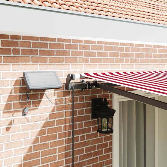 Vidaxl - Auvent rétractable Rouge et Blanc 400 × 350 cm vidaXL 3330756 - Image 5