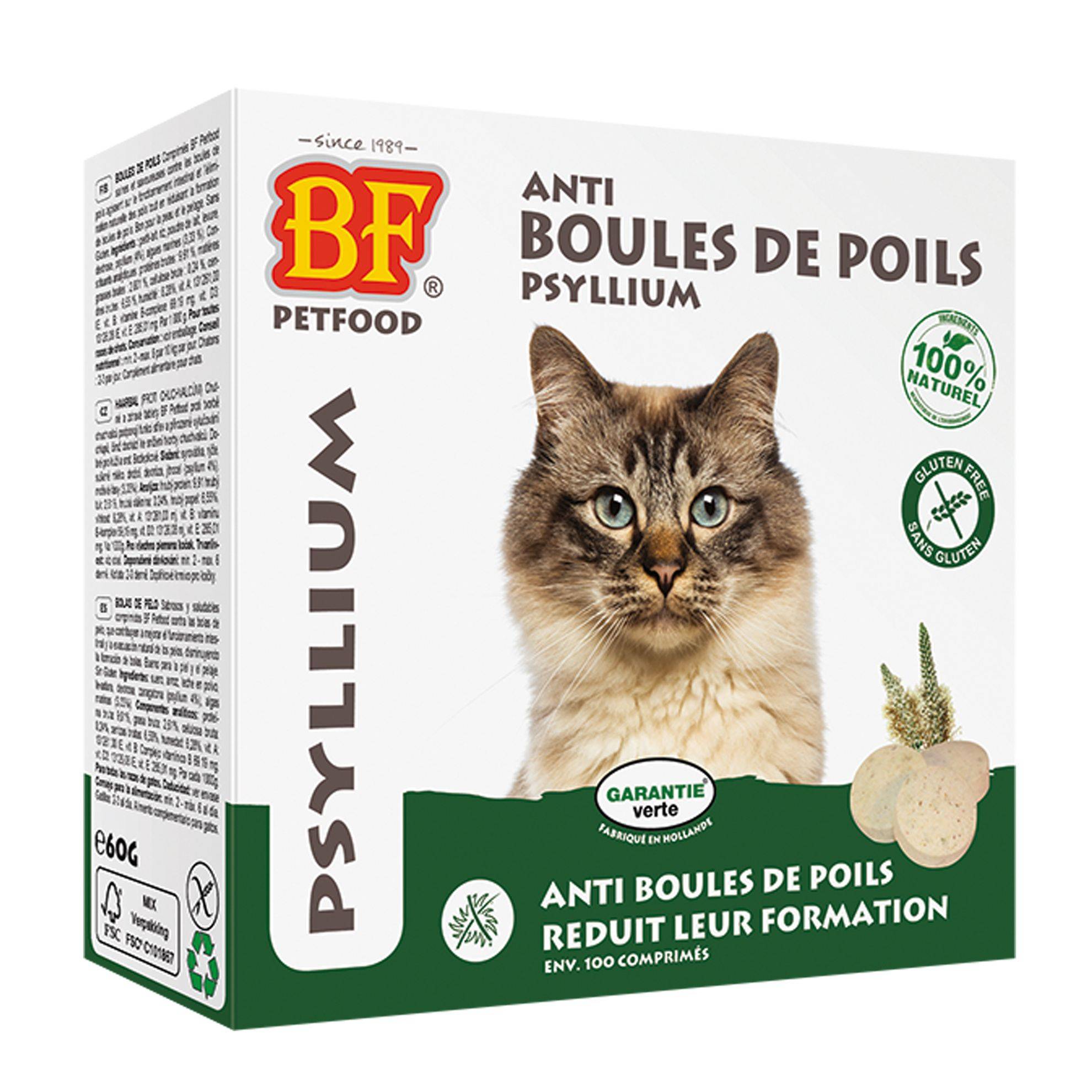 Friandises anti boule de poils Biofood pour chats BIOFOOD