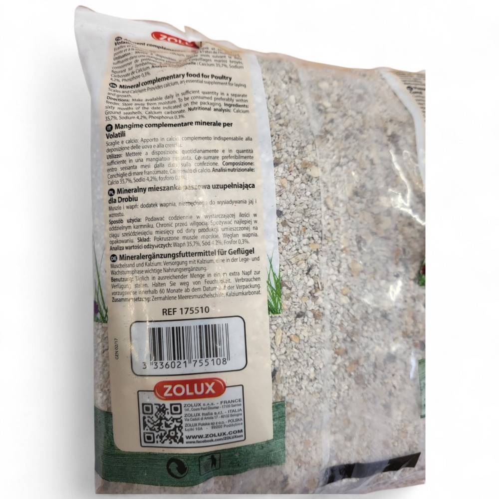 Zolux - Ecalcium 2 kg Complément minéral pour poules basse cour - Image 2