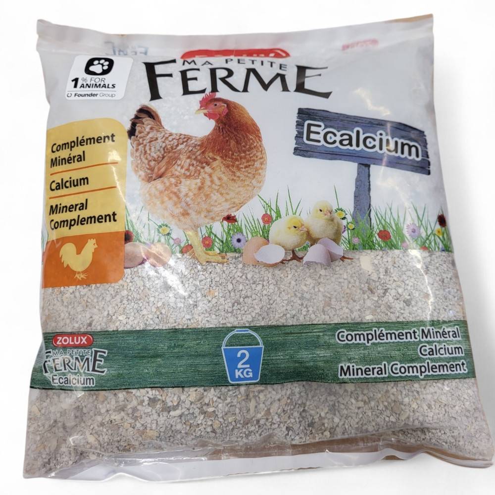 Zolux - Ecalcium 2 kg Complément minéral pour poules basse cour - Image 4