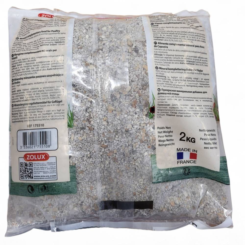 Zolux - Ecalcium 2 kg Complément minéral pour poules basse cour - Image 3