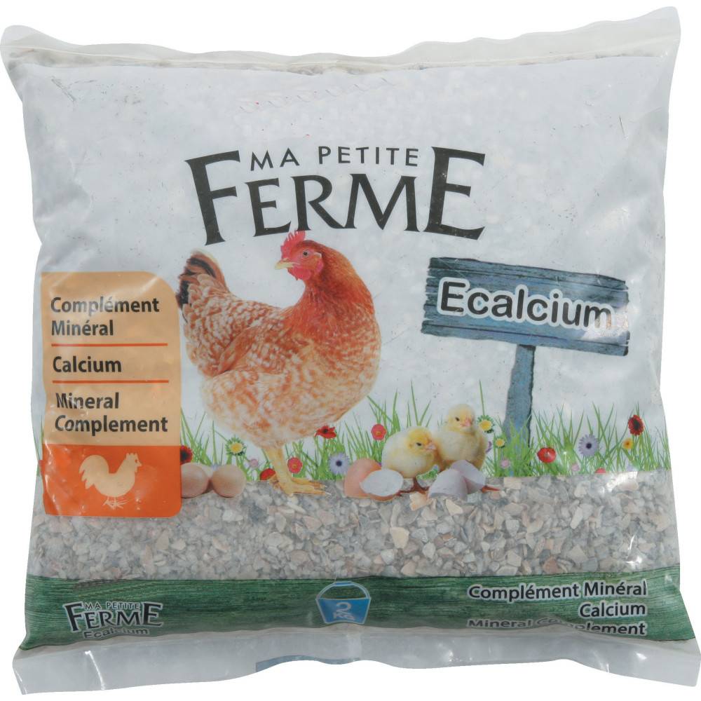Zolux - Ecalcium 2 kg Complément minéral pour poules basse cour - Image 1