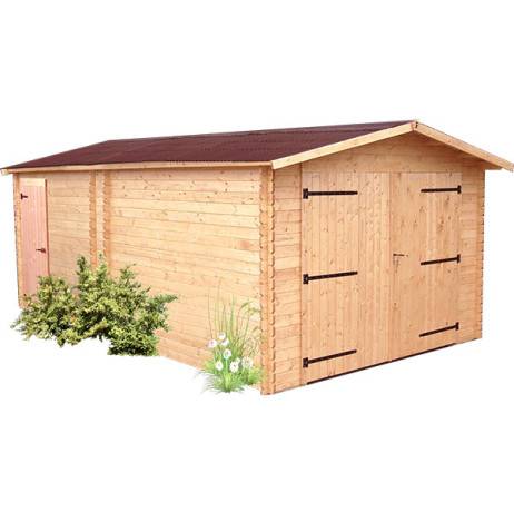 Garage en bois Denis 17.16 m² - Image 1