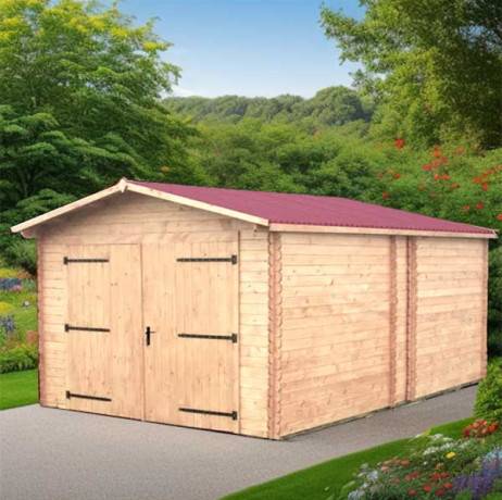 Garage en bois Denis 17.16 m² - Image 2