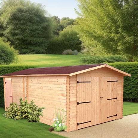 Garage en bois Denis 17.16 m² - Image 3