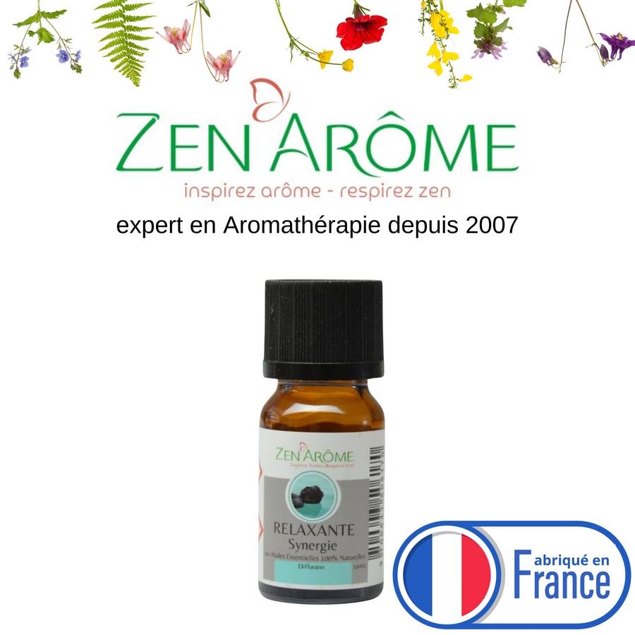 Synergie d'Huiles Essentielles Relaxante – Mélange d'huiles essentielles 100% pures et naturelles – Aromathérapie – 10ml - Zen'Arôme - Image 1