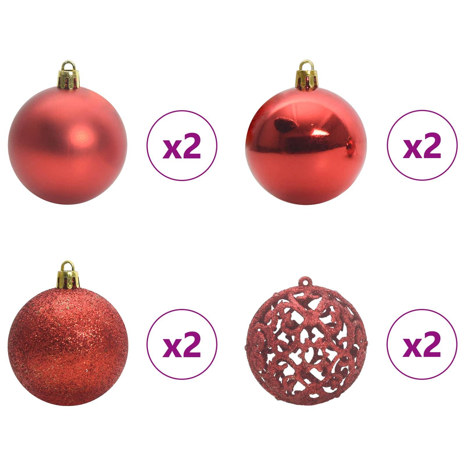 Vidaxl - Sapin de Noël artificiel avec 150 LED Blanc 150 cm PVC et Acier vidaXL 3426766 - Image 9