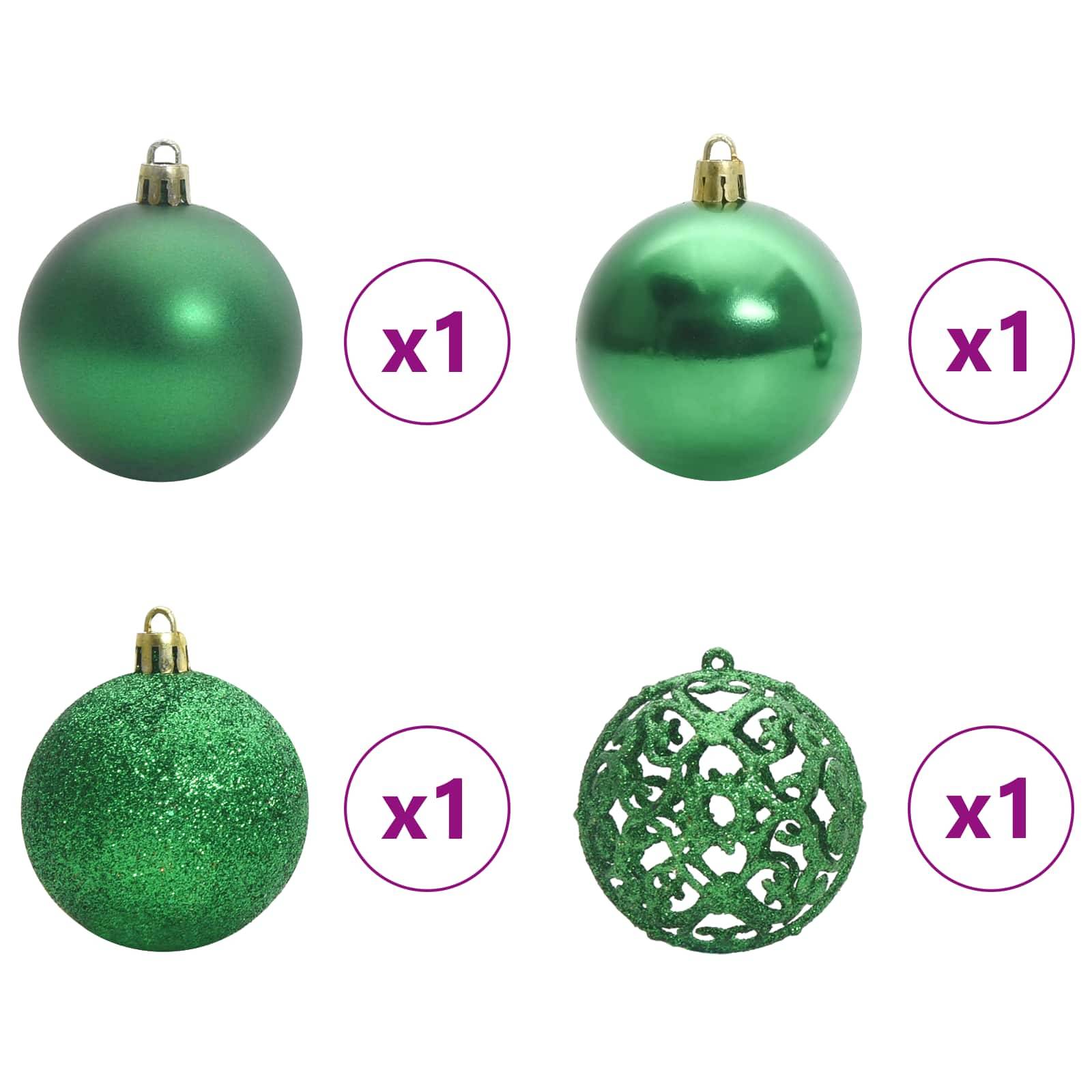 Vidaxl - Sapin de Noël artificiel avec 150 LED Blanc 150 cm PVC et Acier vidaXL 3426766 - Image 10