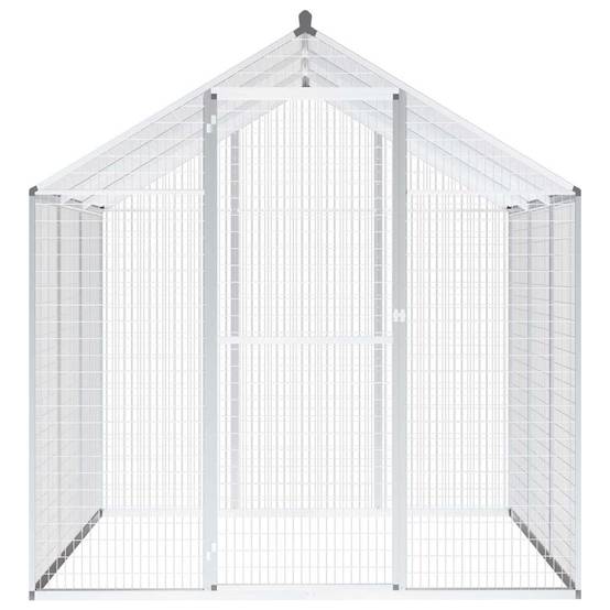 Grande Volière Extérieure Aluminium Cage Oiseaux de Jardin 183x178x194 cm – ComfortXL Outdoor Living - Image 2