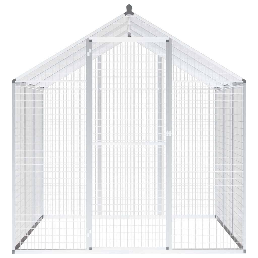 Grande Volière Extérieure Aluminium Cage Oiseaux de Jardin 183x178x194 cm – ComfortXL Outdoor Living - Image 2