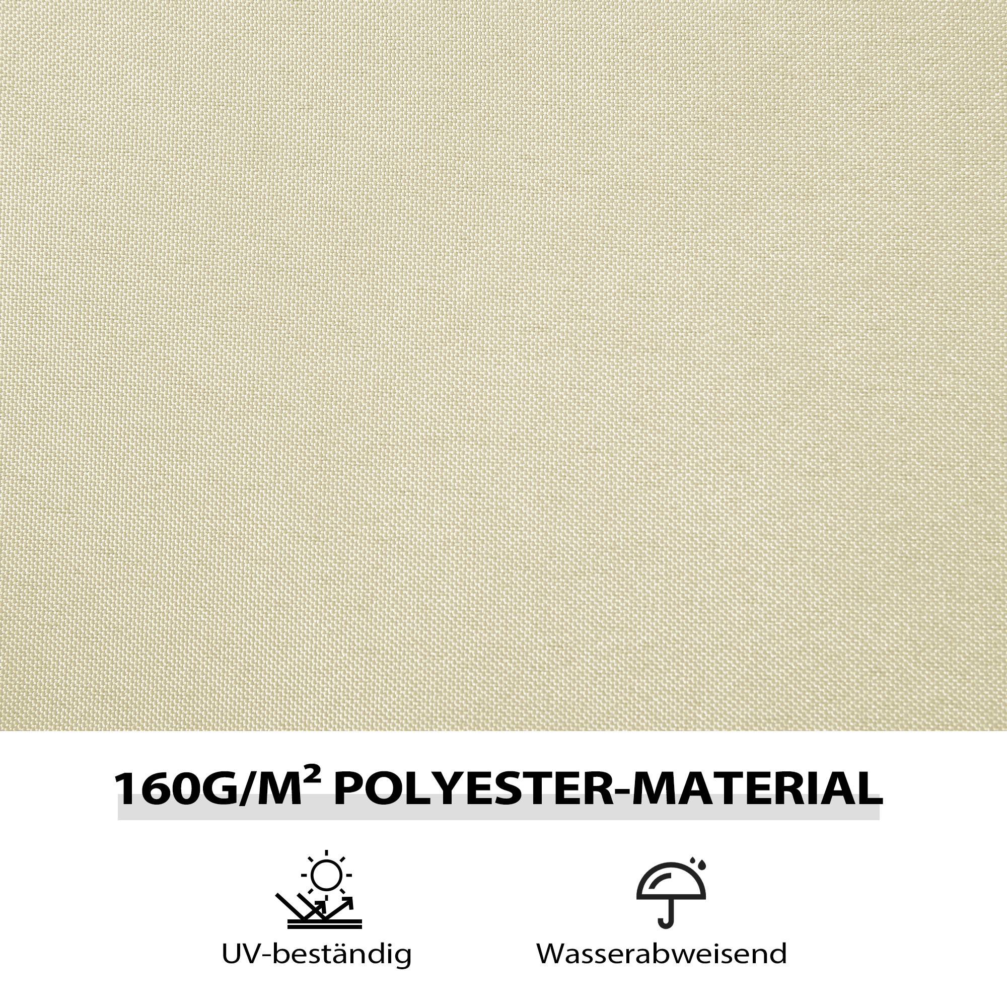 PANGIVO - Parois latérales pour tonnelle polyester blanc crème 302 x 1 x 205 cm - PANGIVO - Image 7