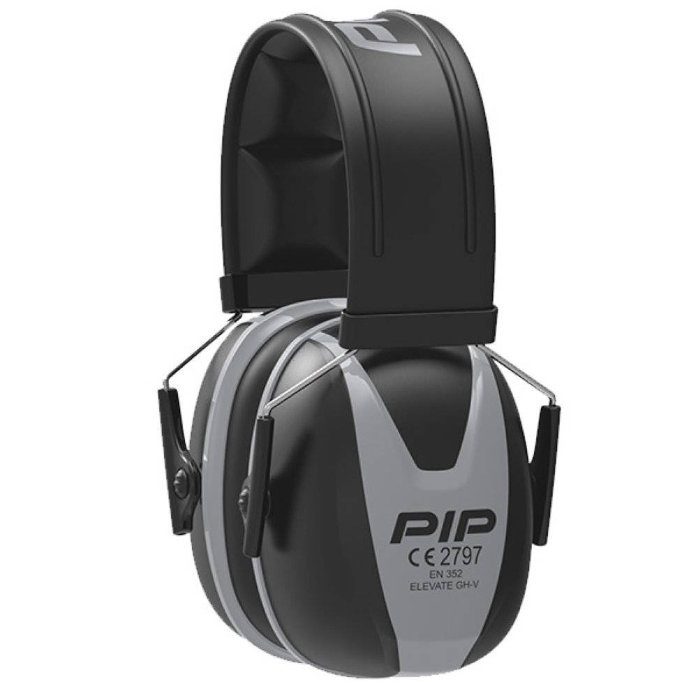 Casque antibruit réglable PIP Elevate GH-V SNR37 dB éco-responsable Noir Unique