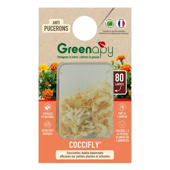 Biotop - Biotop - 80 larves coccinelles anti-pucerons - Coccifly - Image 1