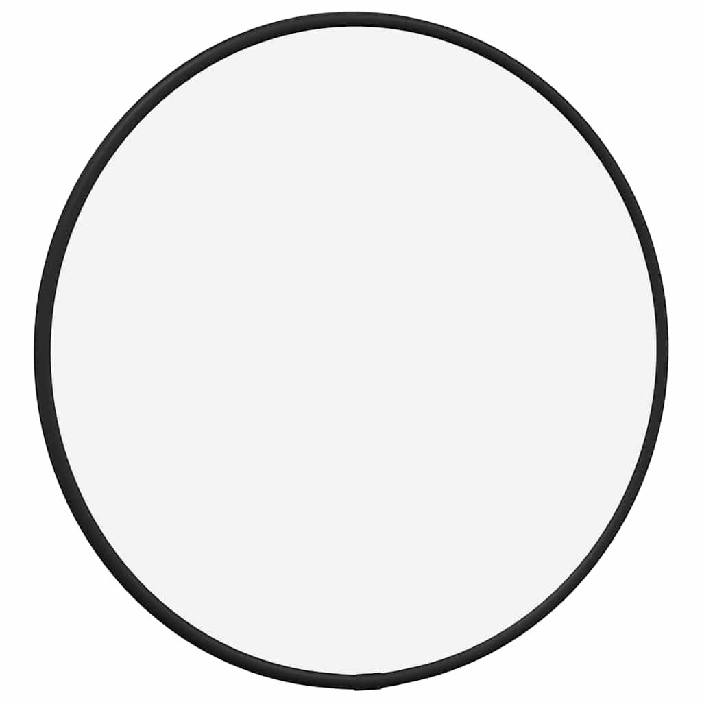 Miroir mural Noir Ø 30 cm Rond Maison Chic - Image 3