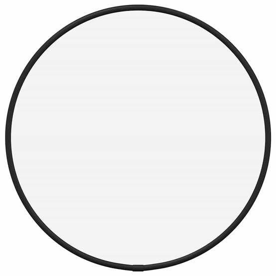 Miroir mural Noir Ø 30 cm Rond Maison Chic - Image 1