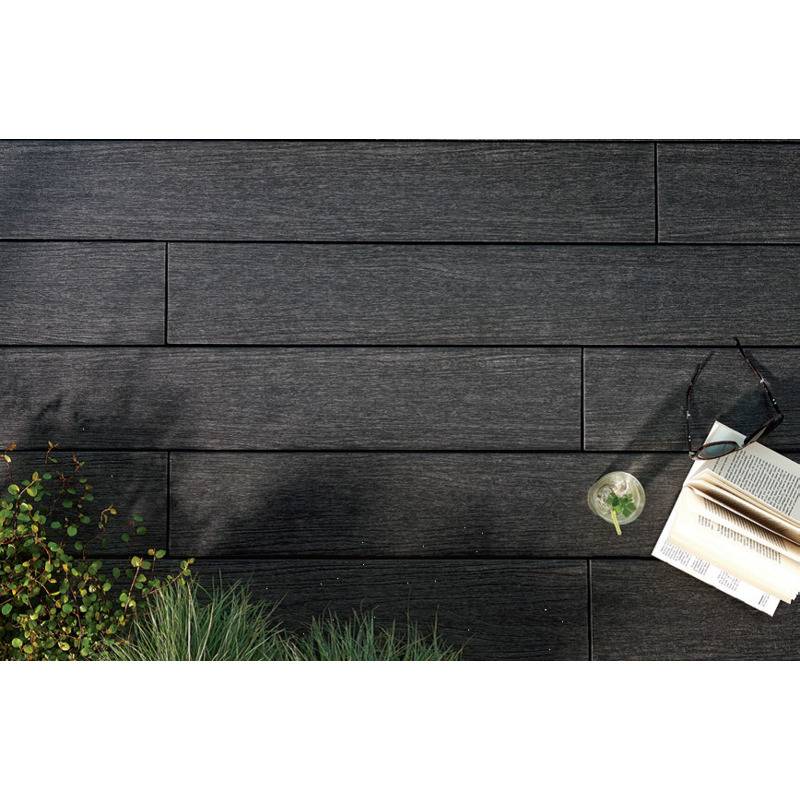 Lame de terrasse en composite alvéolaire coextrudé biface Supra - Coloris - Charbon / Acajou, Epaisseur - 23 mm, Largeur - 14,5 cm, Longueur - 360 cm - Image 2