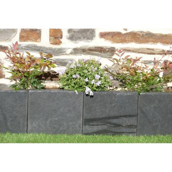 Bordure Ardoise Patinée 15 cm - Pack 50 pièces - 7,50 mètres - Image 5
