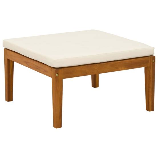 Vidaxl - Ensemble de salon de jardin 3 pc avec coussins Naturel vidaXL 42022078 - Image 7