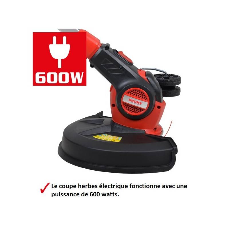 BB Loisir - Hecht 630 Coupe herbe Coupe bordure électrique léger 600W 10 300tr/min - Image 4