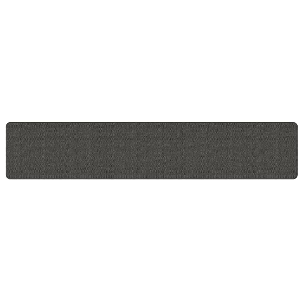 Tapis de Sol pour Couloir Lavable Design Sisal Moderne pour Passage Anthracite 50x250 cm – ComfortXL Outdoor Living - Image 3