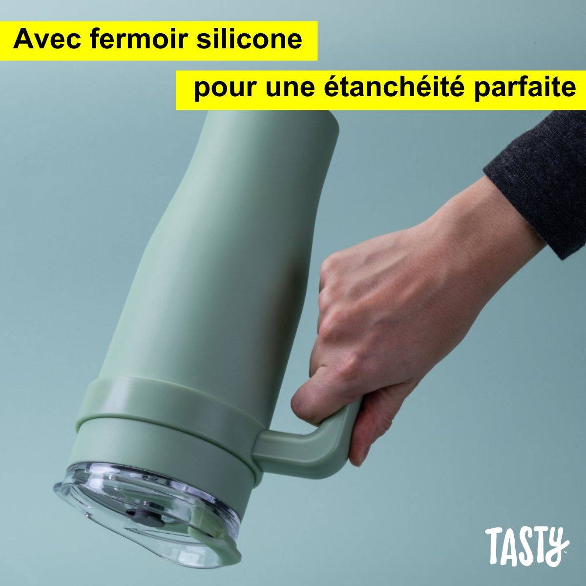 Gobelet isotherme 1200 ml vert sauge Tasty - Image 6