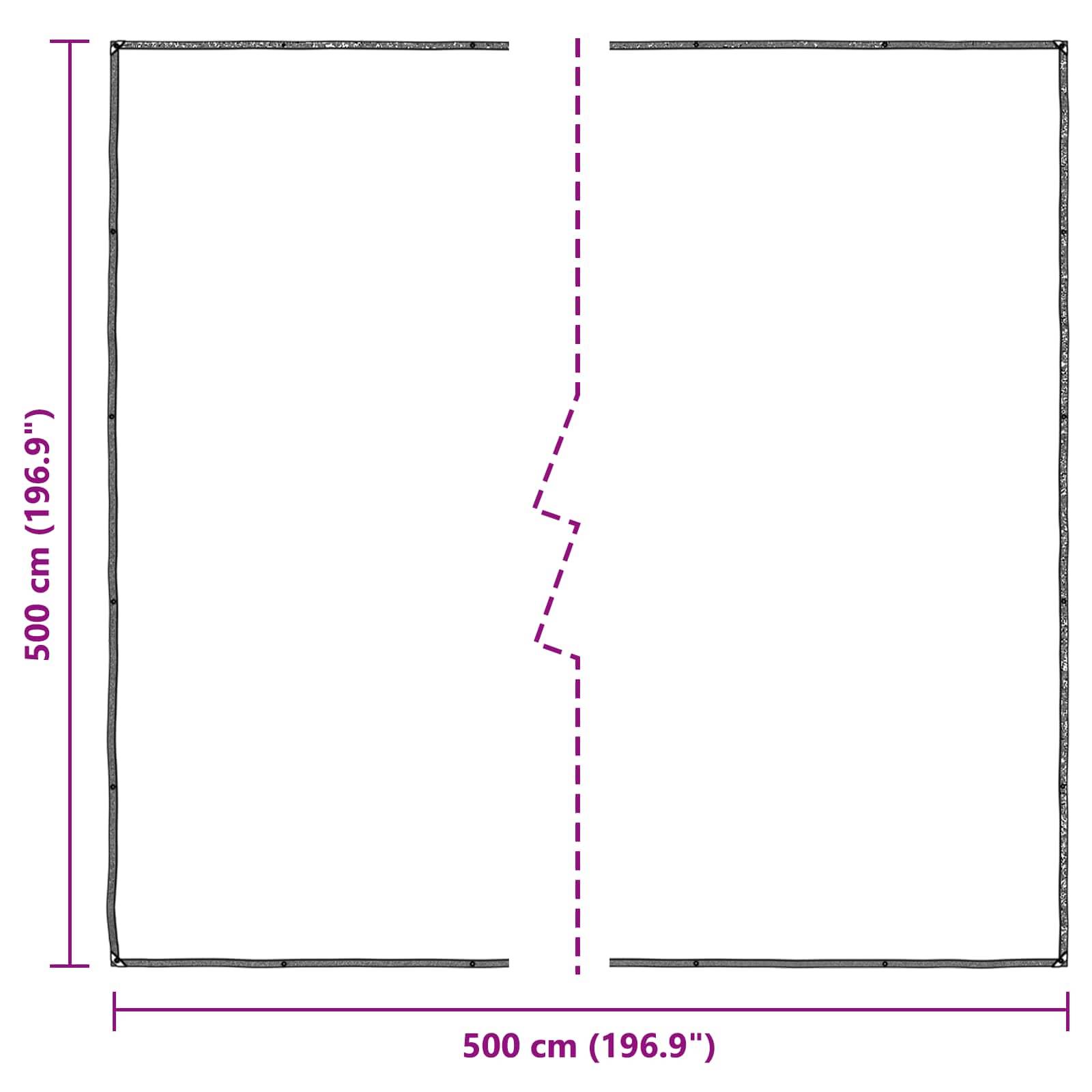 Vidaxl - Couverture pour plantes 5 x 5 m PE Translucide vidaXL 3429320 - Image 3