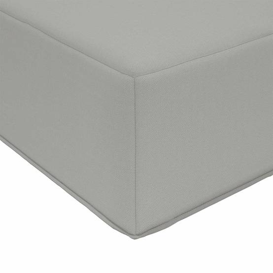 Coussin de siège polyester gris 111.5 x 40 x 8 cm - PANGIVO - Image 6