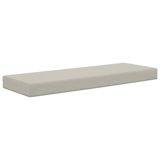 Coussin de siège polyester gris 111.5 x 40 x 8 cm - PANGIVO - Image 2