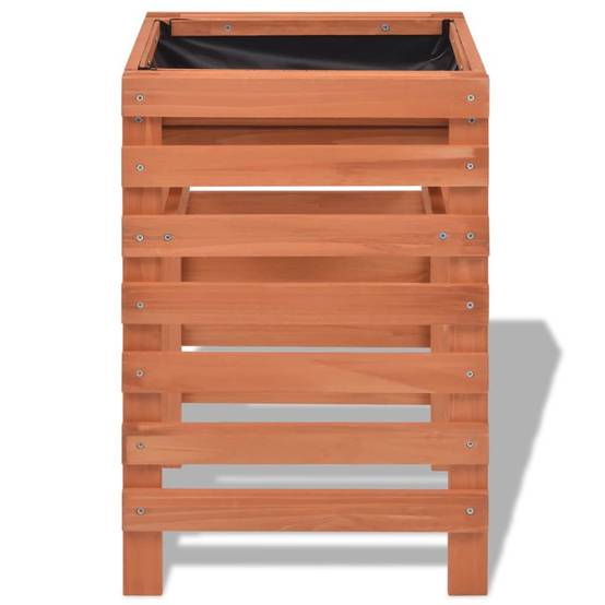 Jardinière bois beige 38 x 36 x 60 cm - PANGIVO - Image 3