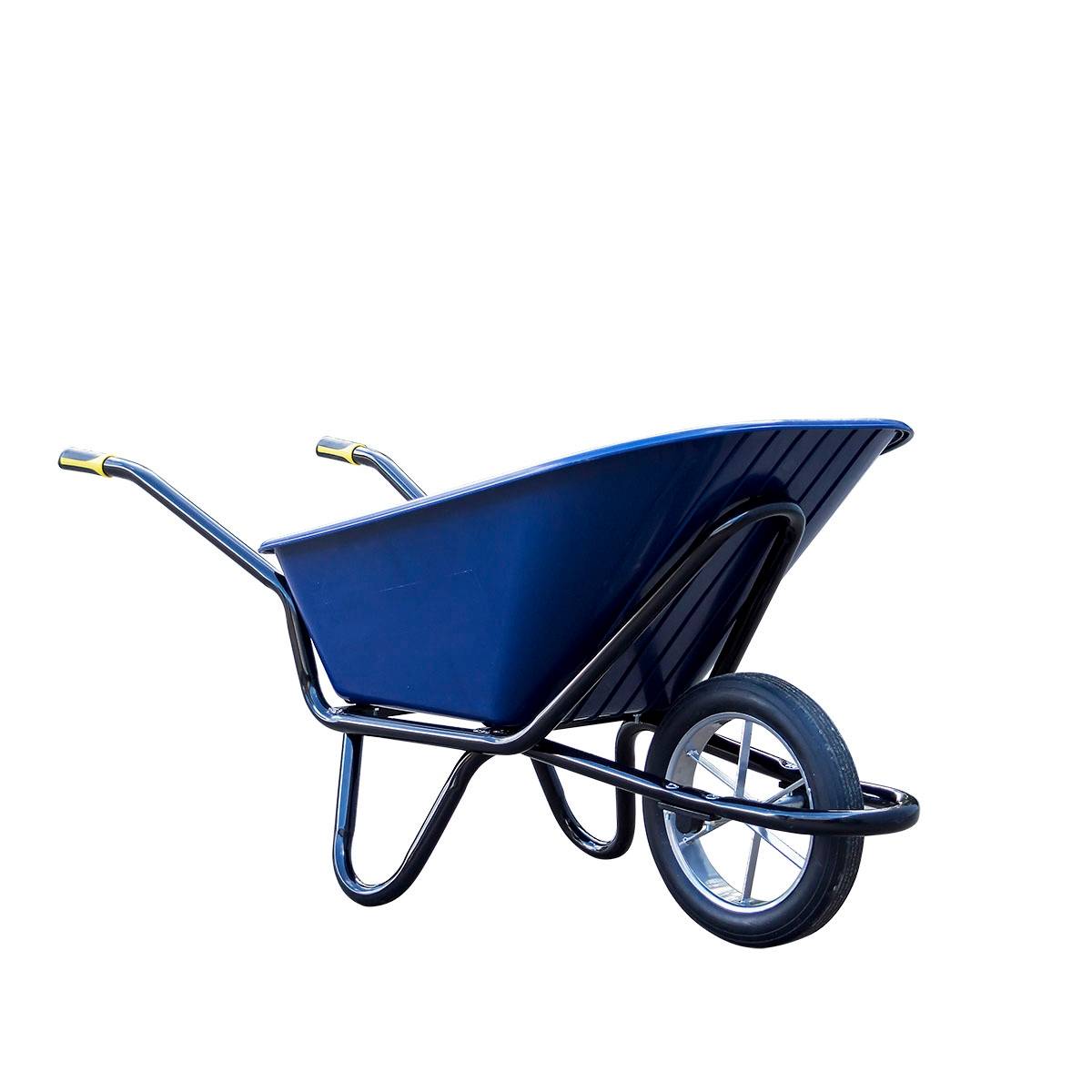 Outils Perrin - Brouette 120 L roue pleine – charge 320 kg PEHD renforcé