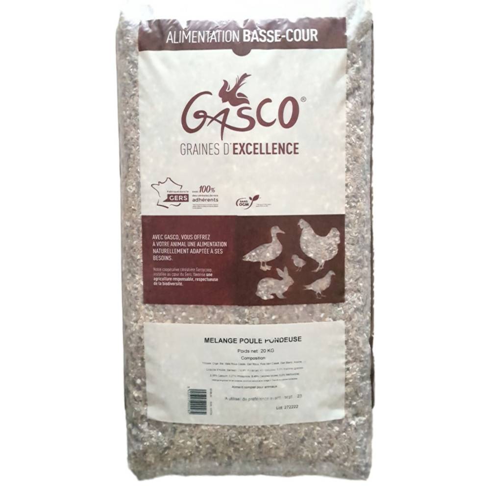 Gasco - Gasco - Mélange graines pour poules pondeuses 20  kg basse cour - Image 4