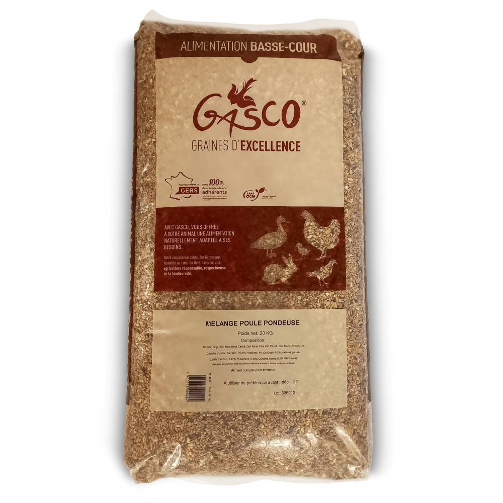 Gasco - Gasco - Mélange graines pour poules pondeuses 20  kg basse cour