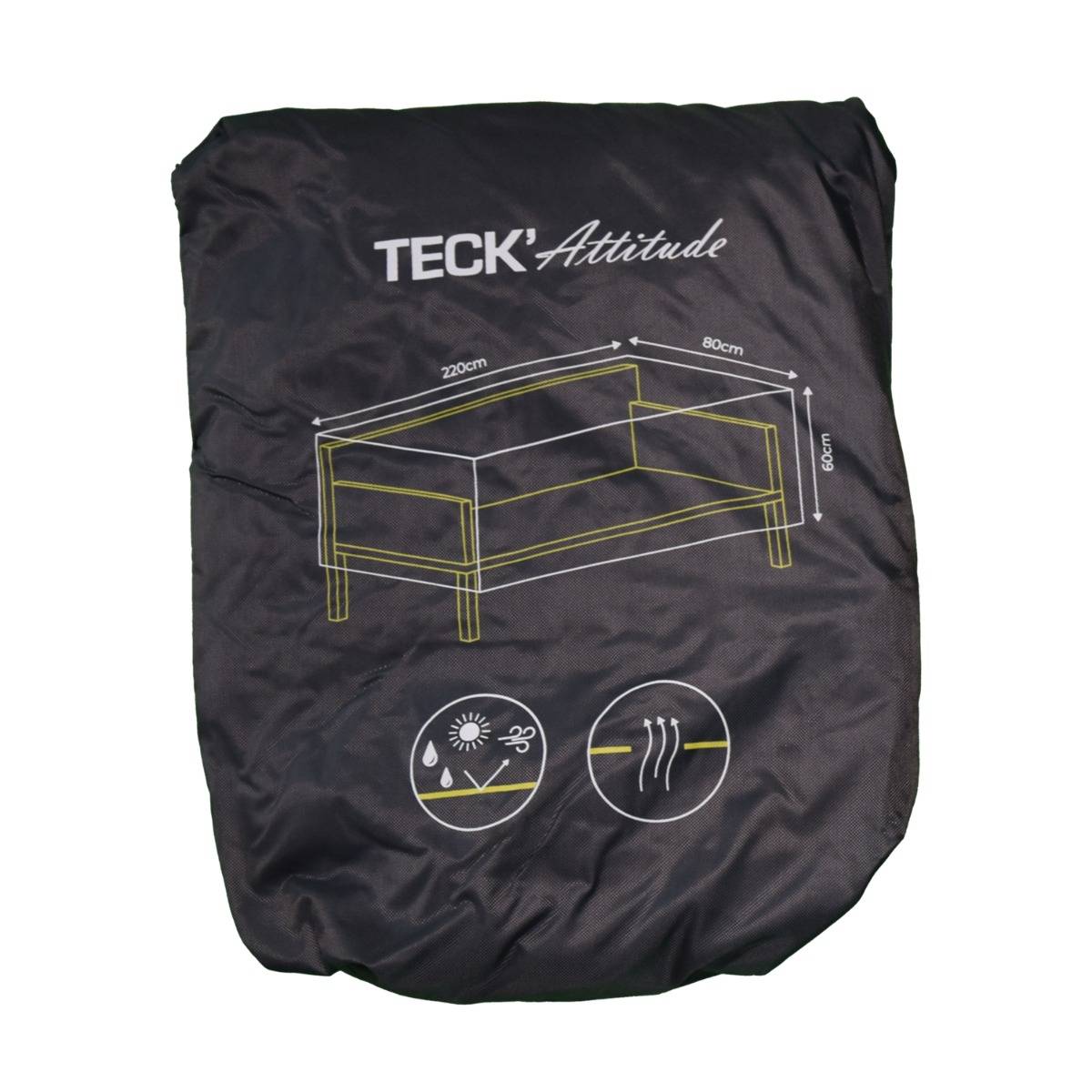 Housse pour canapé de jardin 3 Places - TECK'Attitude - Image 1