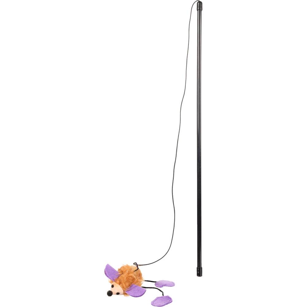 Canne à pêche  Lena hérisson jeux pour chat, couleurs aléatoires - Image 2