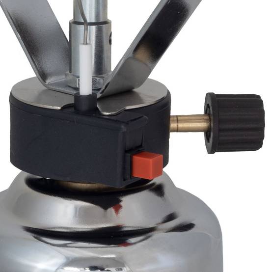 Rechaud à gaz 1200W piezo Coque INOX + 4 cartouches de gaz 190gr CAMPER GAZ - Image 7