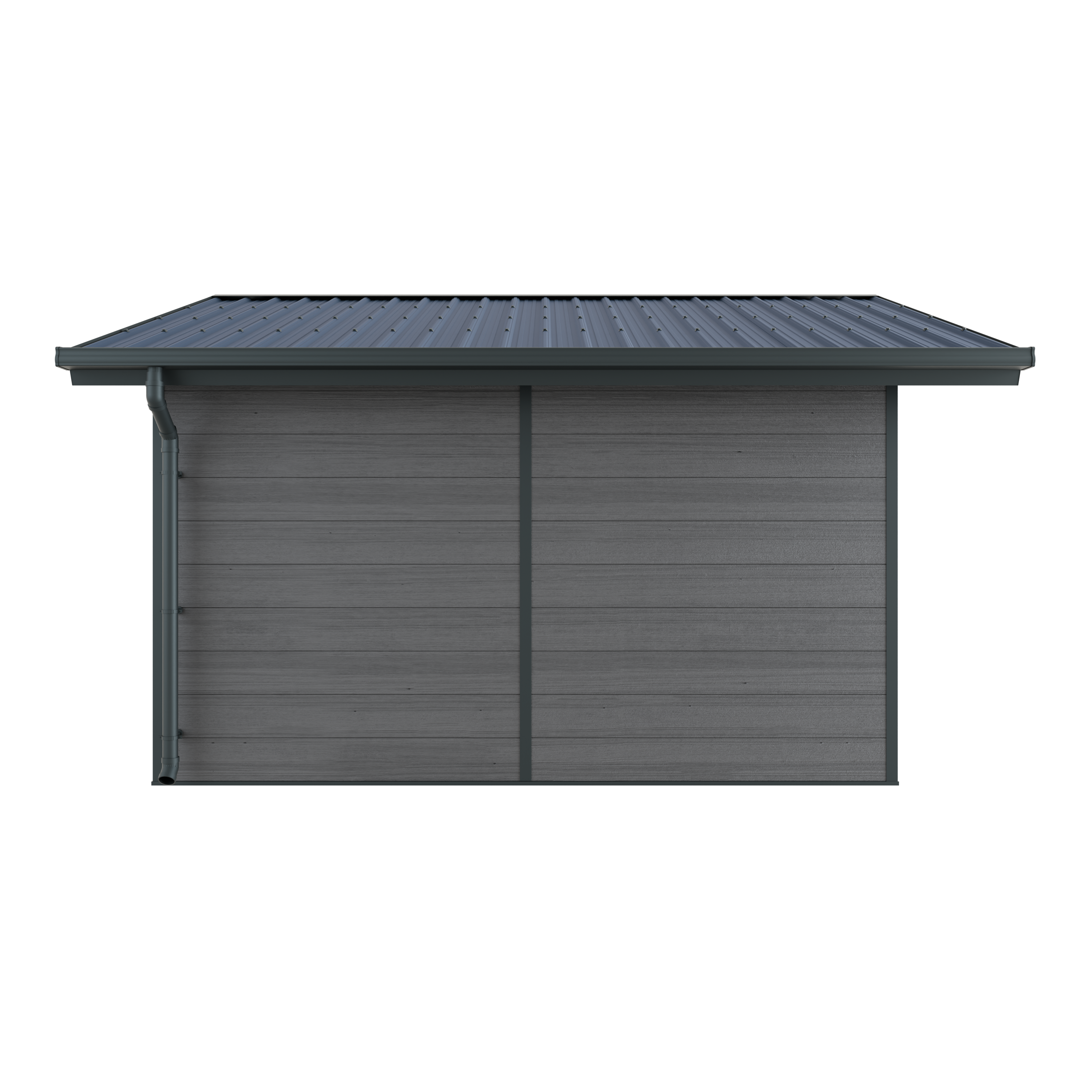 Abri de Jardin Composite ISORA - 15m2 Gris - Cabane Atelier / Abri Velo - Image 5