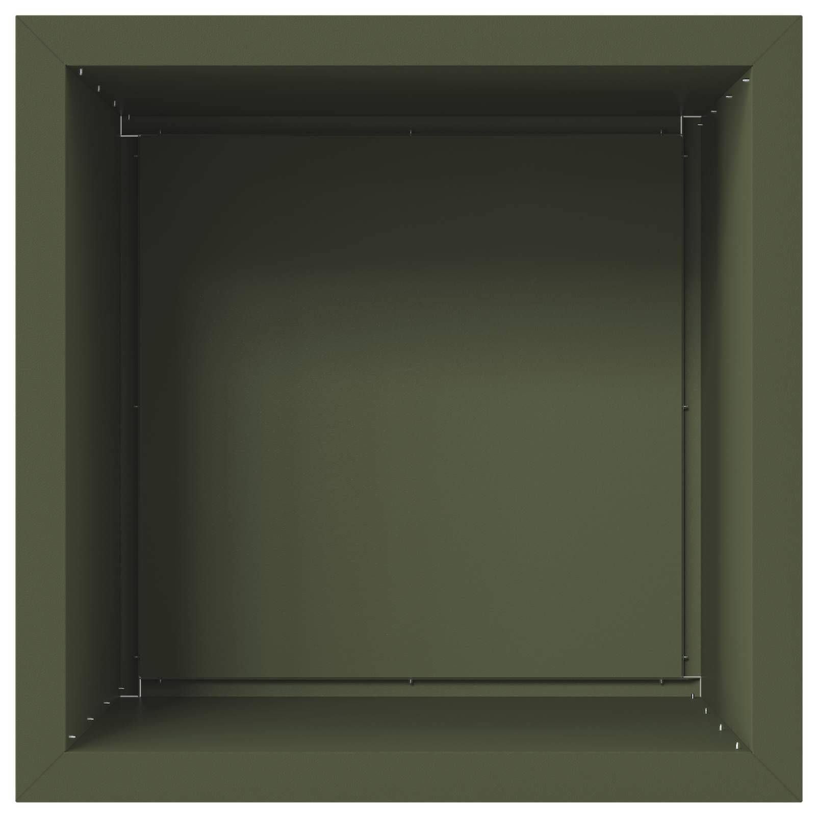 Vidaxl - Jardinière de jardin avec LED 2 pc-Pot de fleur-Bac à fleurs Vert olive 50 x 50 x 48 cm - Image 7