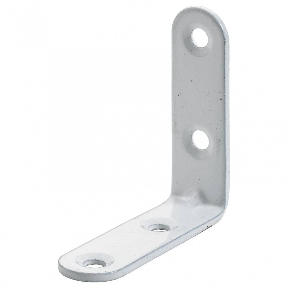 Lot de 20 équerres de chaise acier époxy HETTICH, l.50 mm