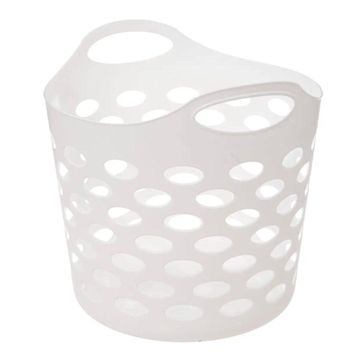 Panier à Linge "Flex" 28L Blanc - Image 1