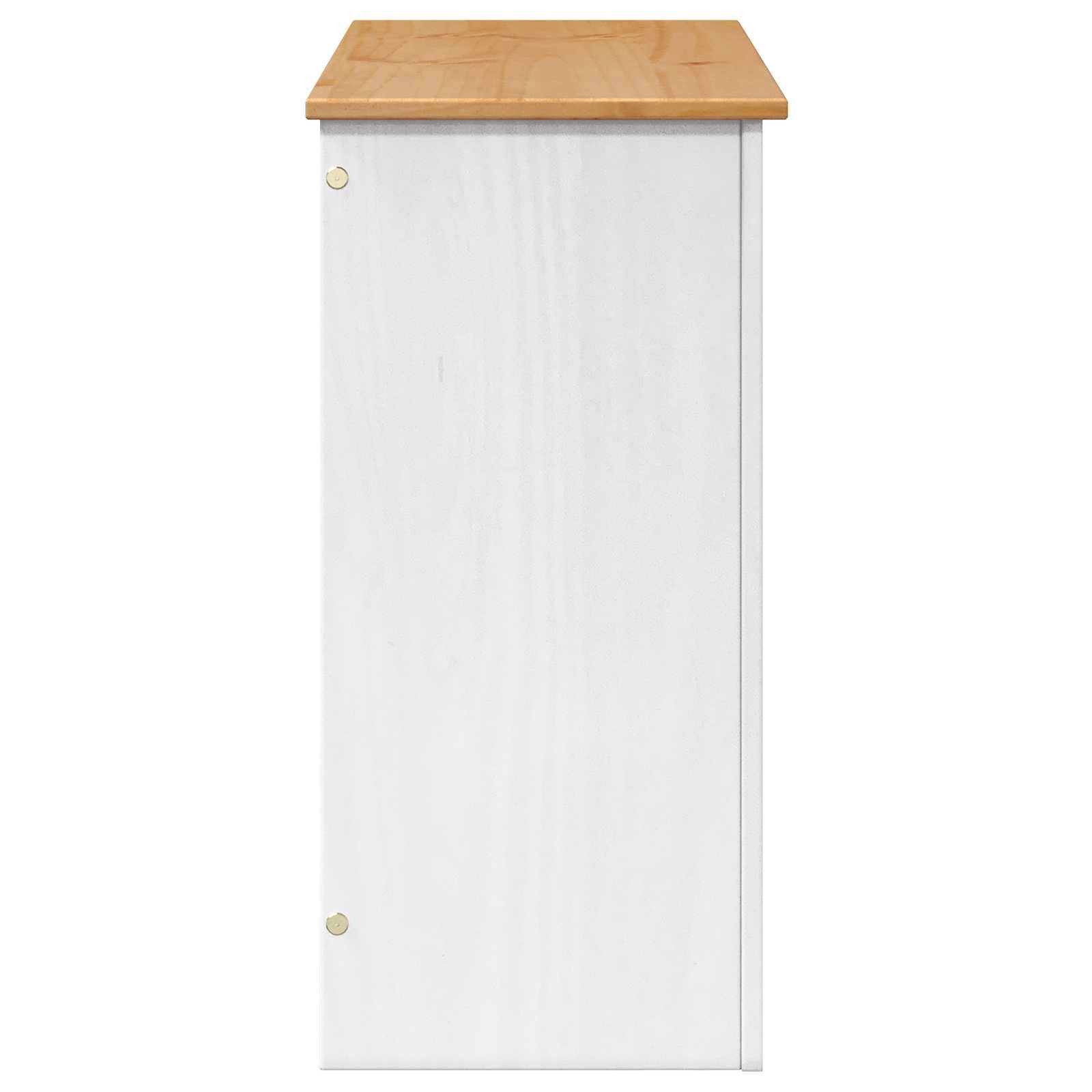 Vidaxl - Support d'aquarium PANAMA Blanc et marron 81 x 36 x 73 cm vidaXL 42034040 - Image 5