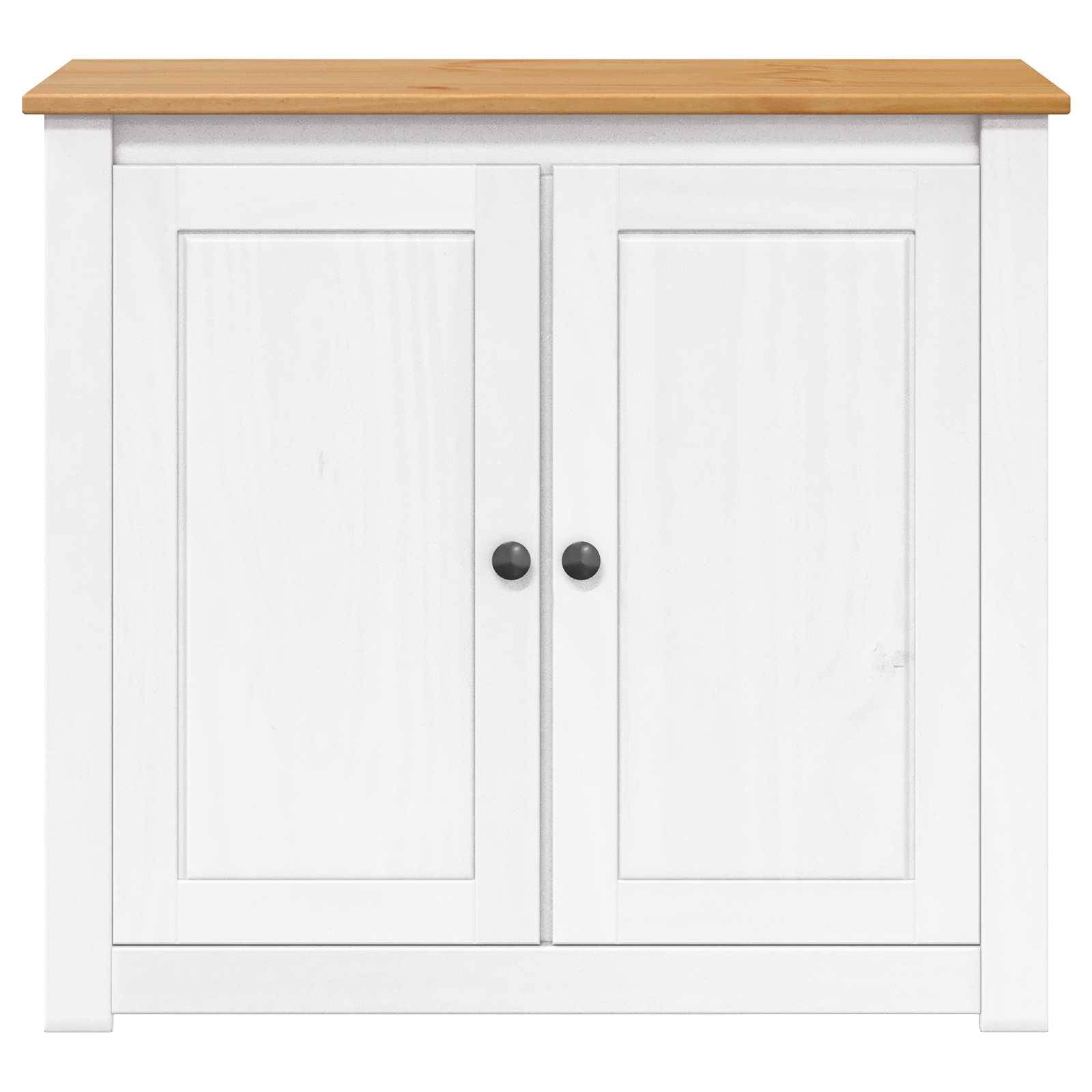Vidaxl - Support d'aquarium PANAMA Blanc et marron 81 x 36 x 73 cm vidaXL 42034040 - Image 4