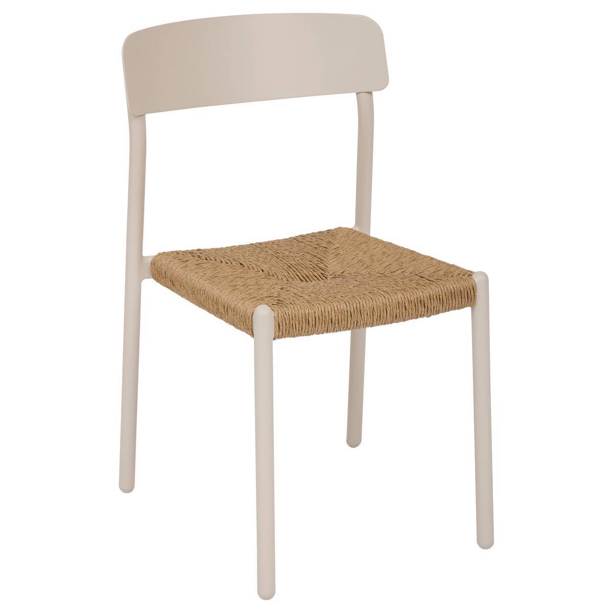 Hesperide - Chaise de jardin Wistty empilable argile Hespéride