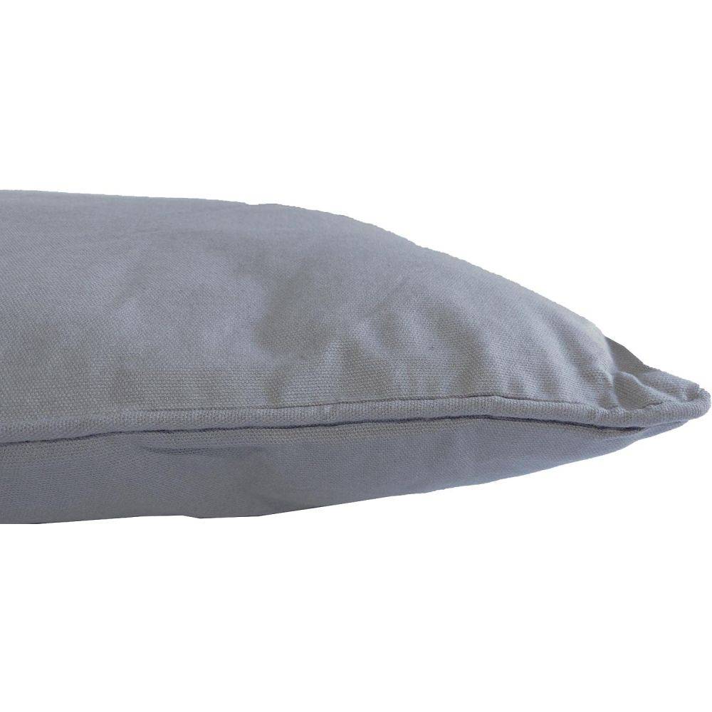Jardindeco - Coussin en coton coloré Salsa 45 cm (Lot de 2) Gris Clair - Image 2