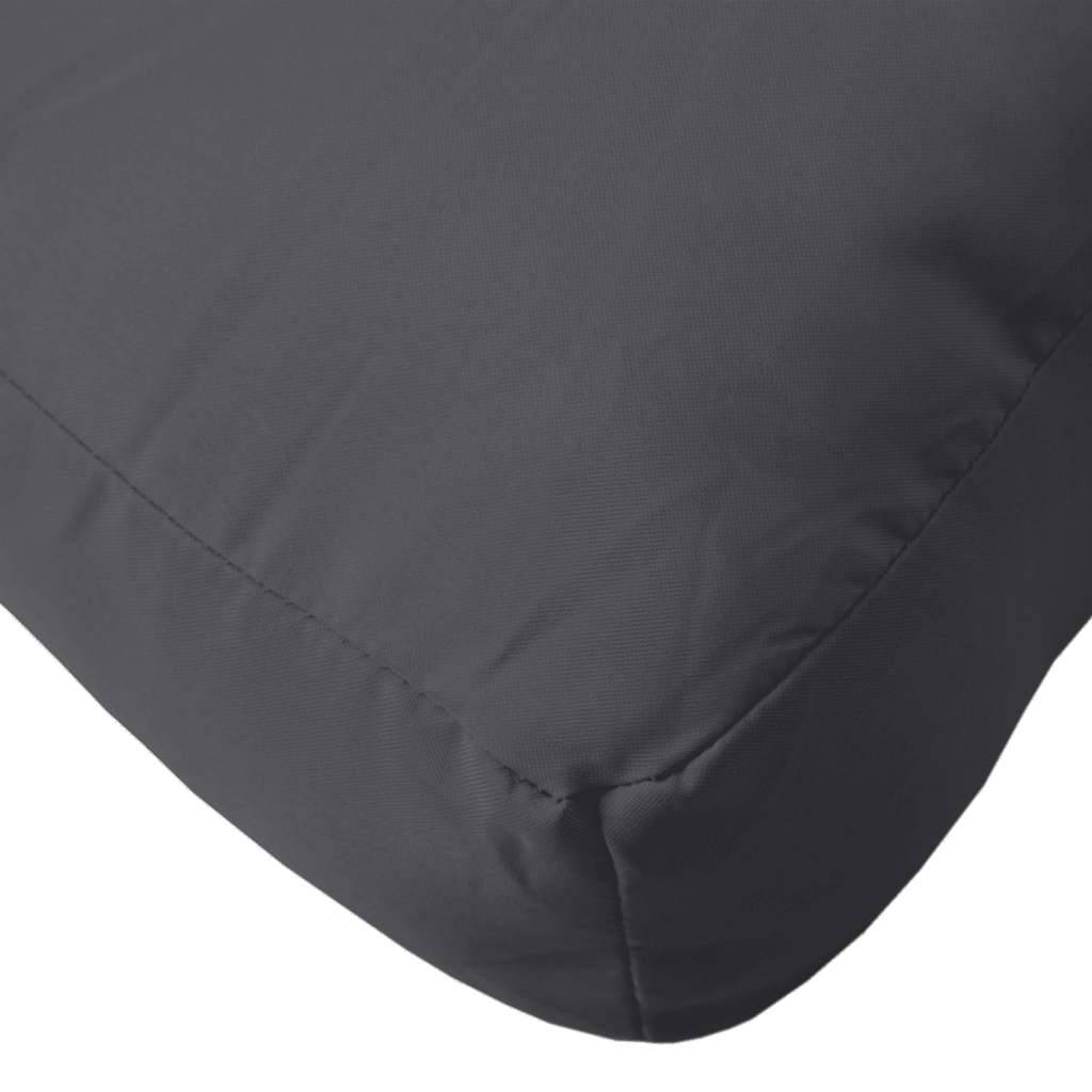 ComfortXL - Lot de 2 Coussins pour canapé palette tissu polyester confortables pour salon de jardin Anthracite 60x60 cm – ComfortXL Outdoor Living - Image 8
