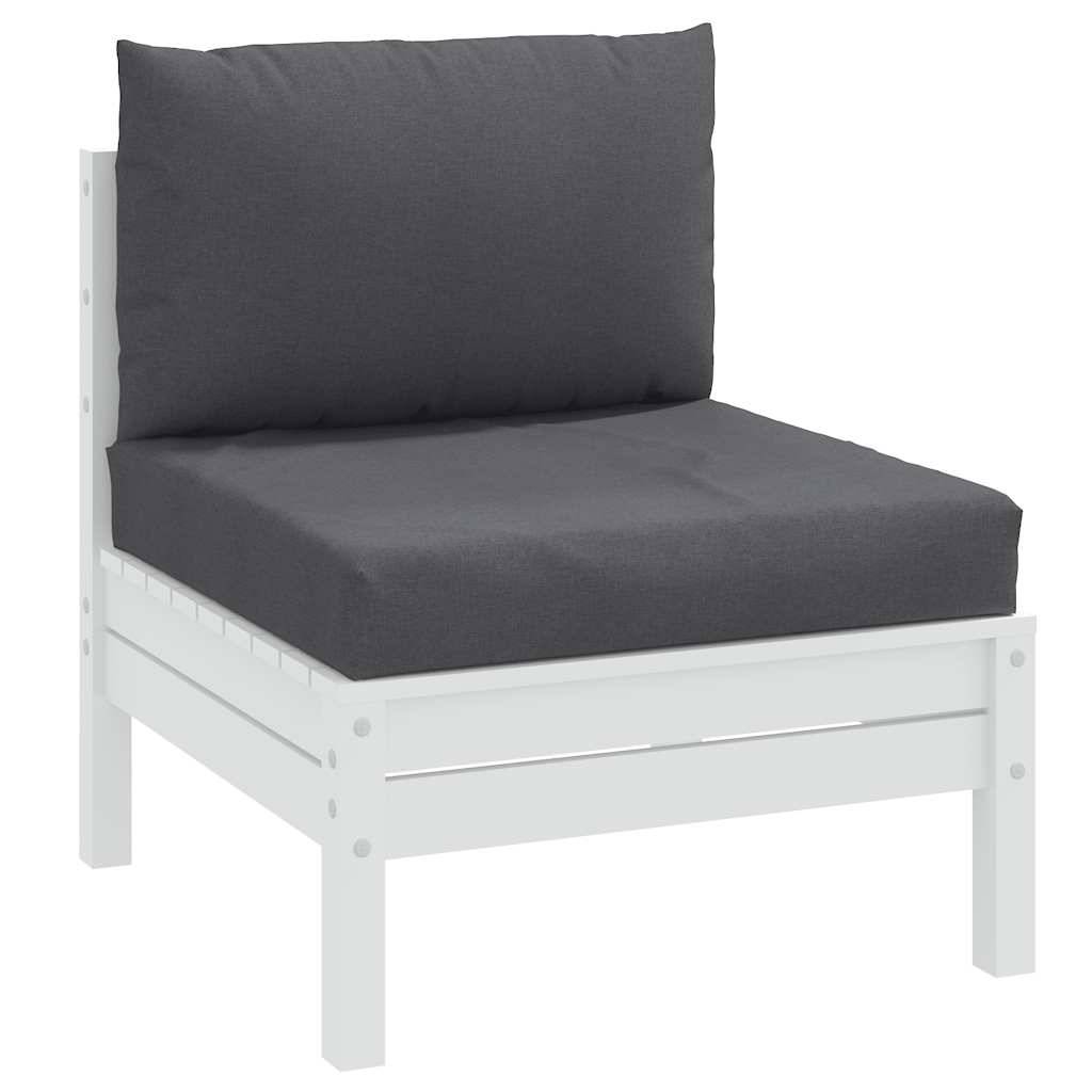 ComfortXL - Lot de 2 Coussins pour canapé palette tissu polyester confortables pour salon de jardin Anthracite 60x60 cm – ComfortXL Outdoor Living