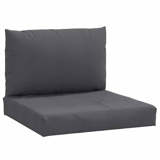 ComfortXL - Lot de 2 Coussins pour canapé palette tissu polyester confortables pour salon de jardin Anthracite 60x60 cm – ComfortXL Outdoor Living - Image 2