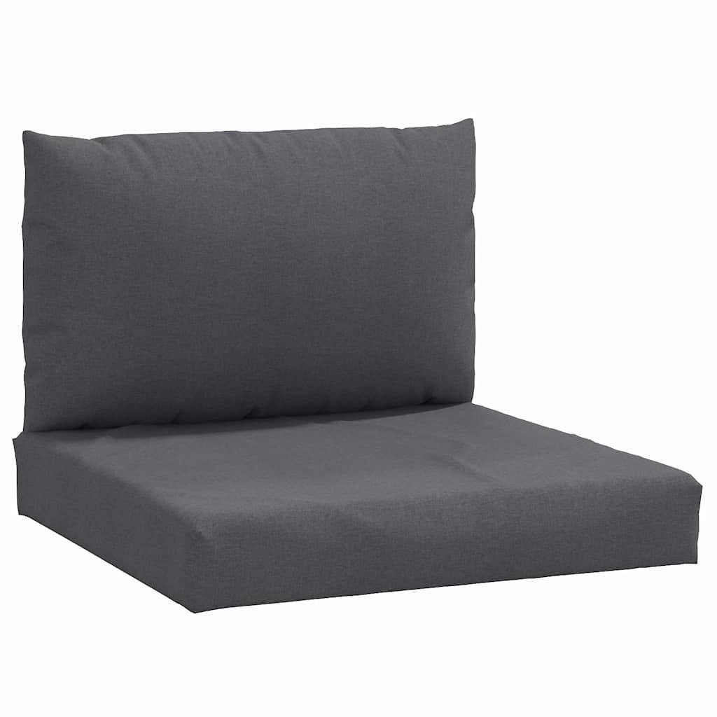 ComfortXL - Lot de 2 Coussins pour canapé palette tissu polyester confortables pour salon de jardin Anthracite 60x60 cm – ComfortXL Outdoor Living - Image 2