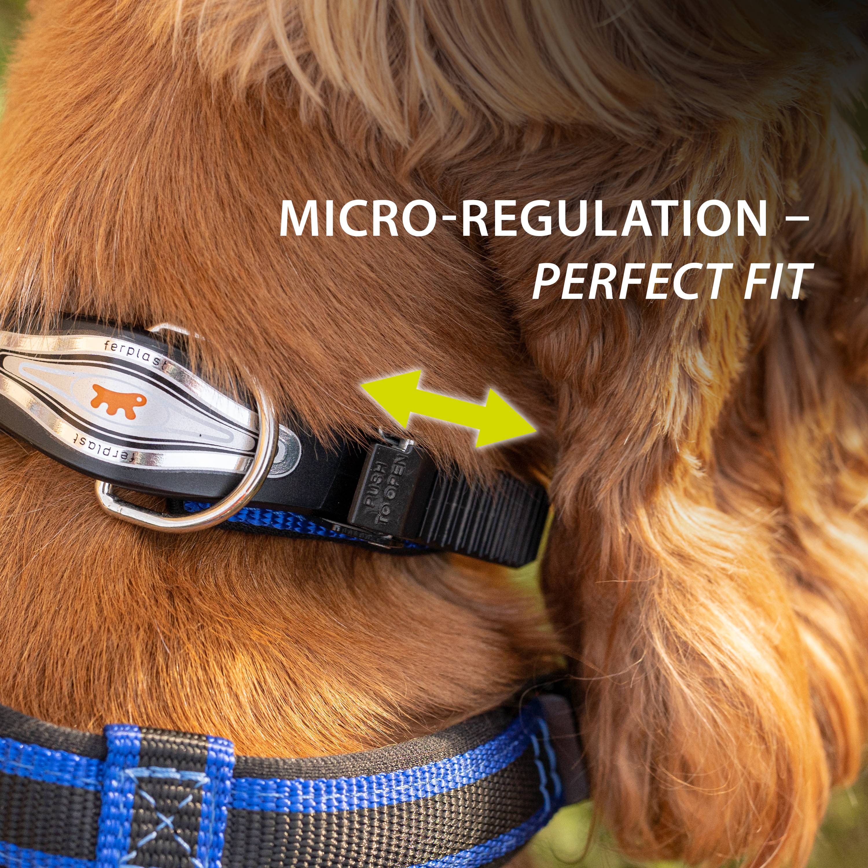 Ferplast - Ferplast Collier Chien ERGOCOMFORT C15/33, collier pour chiens de petite taille, fermeture avec micro-ajustement, rembourrage doux, dégagement rapide, - Image 6