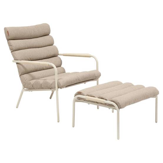 Hesperide - Fauteuil relax de jardin Solani argile Hespéride - Image 2