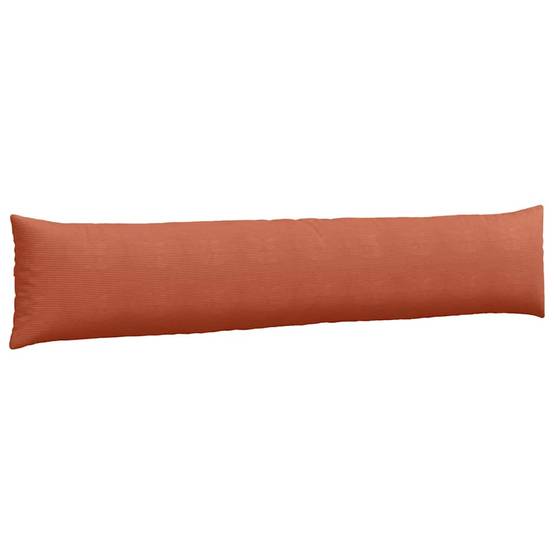 Coussins de Salon (x2) en Velours Côtelé Doux Déhoussables pour Décoration Canapé Rouge Orange 200x40 cm – ComfortXL Outdoor Living - Image 5